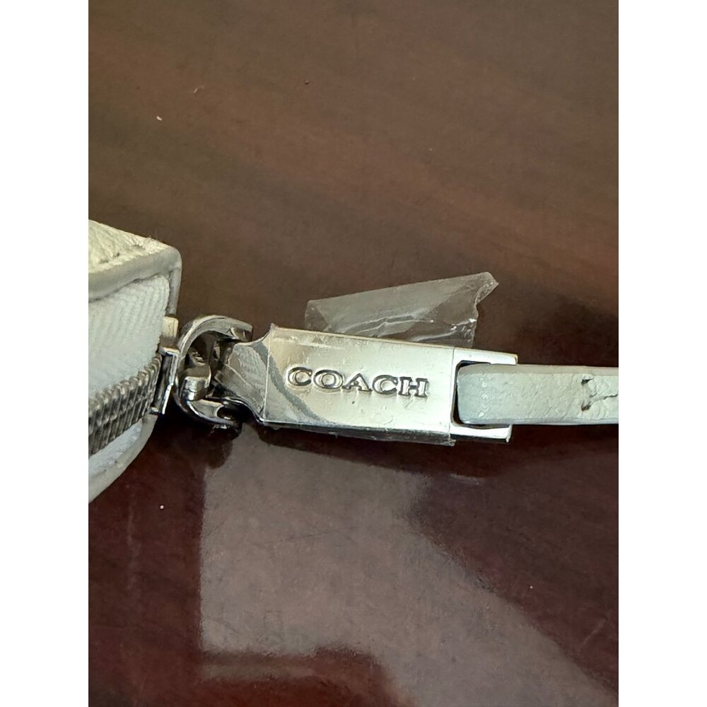 Coach Patchwork Leather Business Carryall + Matching Wallet 30476 White Snakeski - Picture 13 of 16